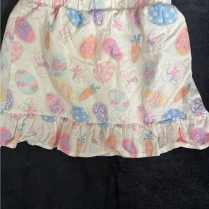 Gymboree Pastel Bunny and Egg Skirt